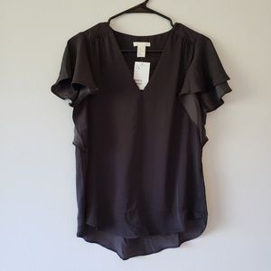 LAST CHANCE! H&M Black Top Size 4
